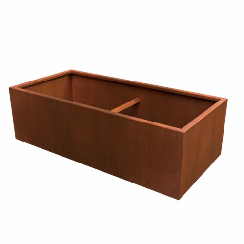 Vyvýšený záhon z cortenu