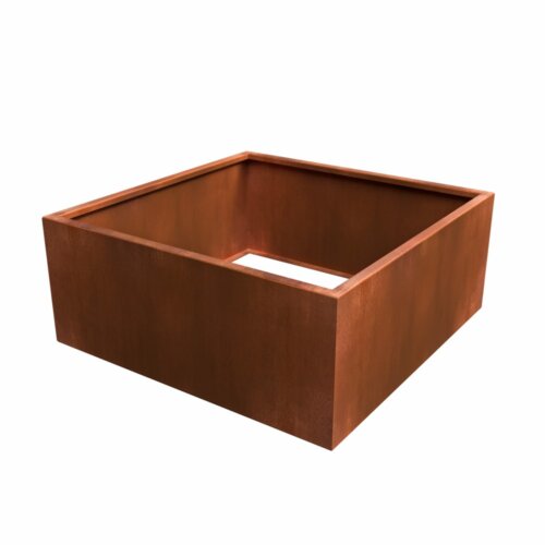 Vyvýšený záhon z cortenu